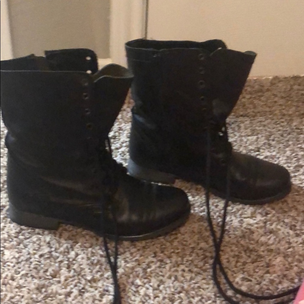 Steve Madden combat boots